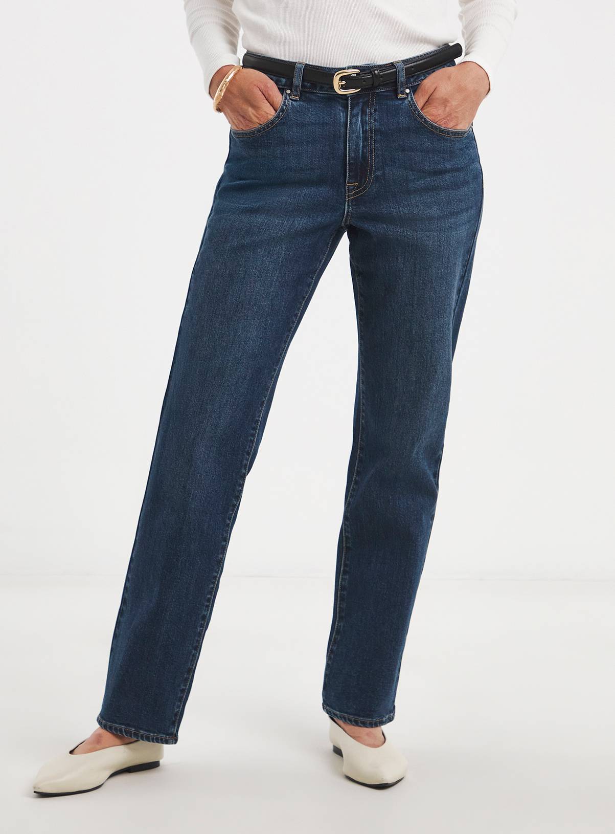 JD WILLIAMS Authentic Relaxed Straight Leg Jean 32 - Image 1